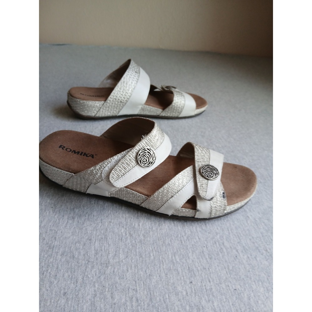 Romika Sandals 42 / US  11 Fidschi 22  Leather Comfort Cushioned Casual Everyday